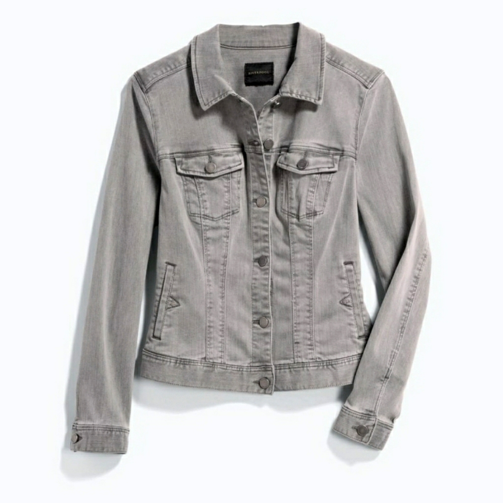 Liverpool grey denim jacket XL